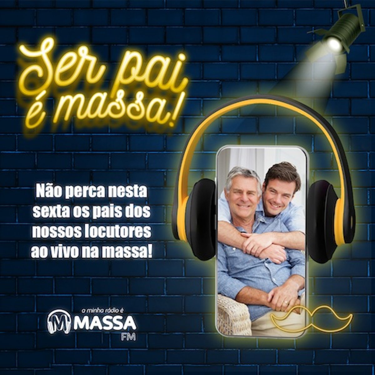 Pais dos locutores das afiliadas da Massa FM participarão da programação das emissoras nesta sexta-feira (6)