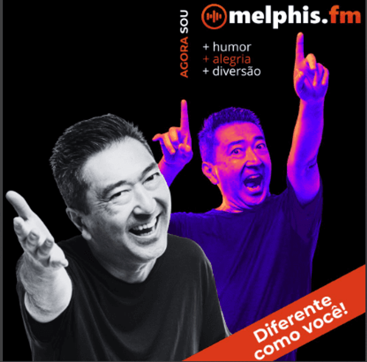 Melphis FM anuncia a contratação do humorista Marcos Aguena, o Japa