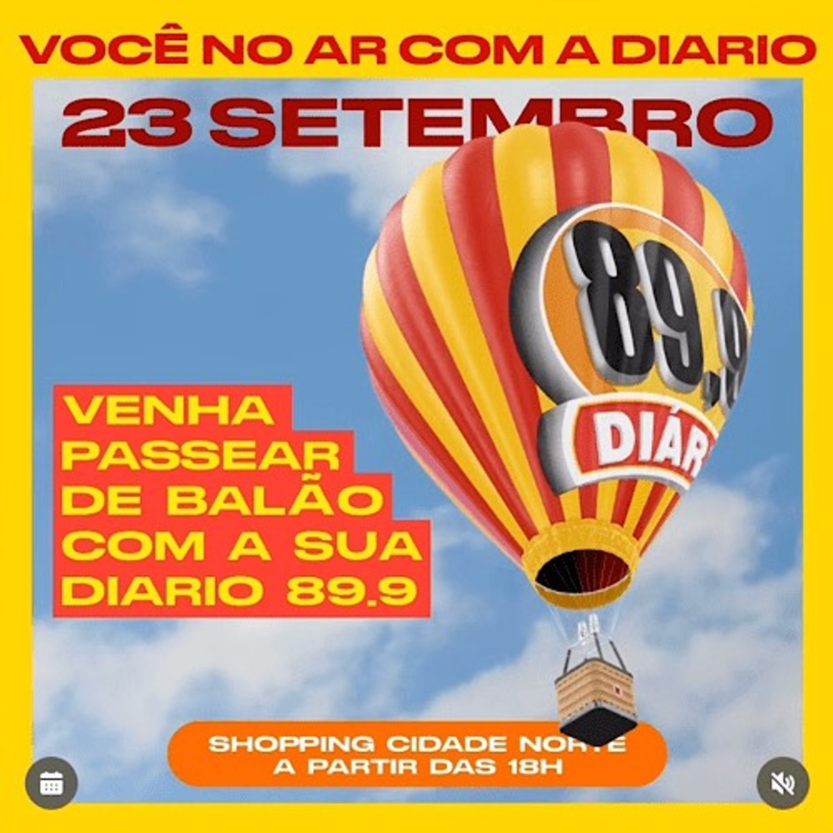 FM Diário proporciona passeio de balão em São José do Rio Preto (SP)