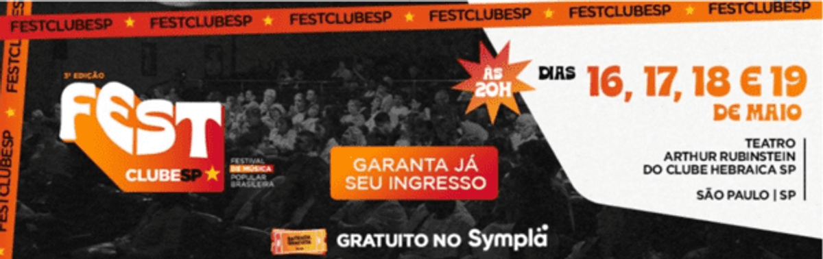 Novabrasil FM é parceira da 3ª edição do FestClubeSP, que será realizada em São Paulo a partir do dia 16