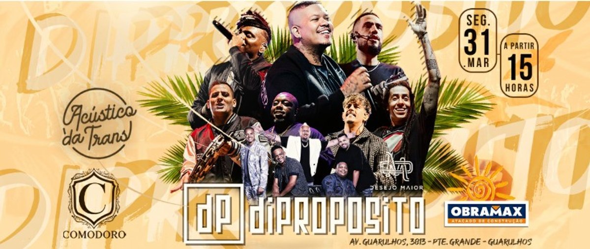 Transcontinental FM realiza Acústico da Trans com o grupo Di Propósito no dia 31