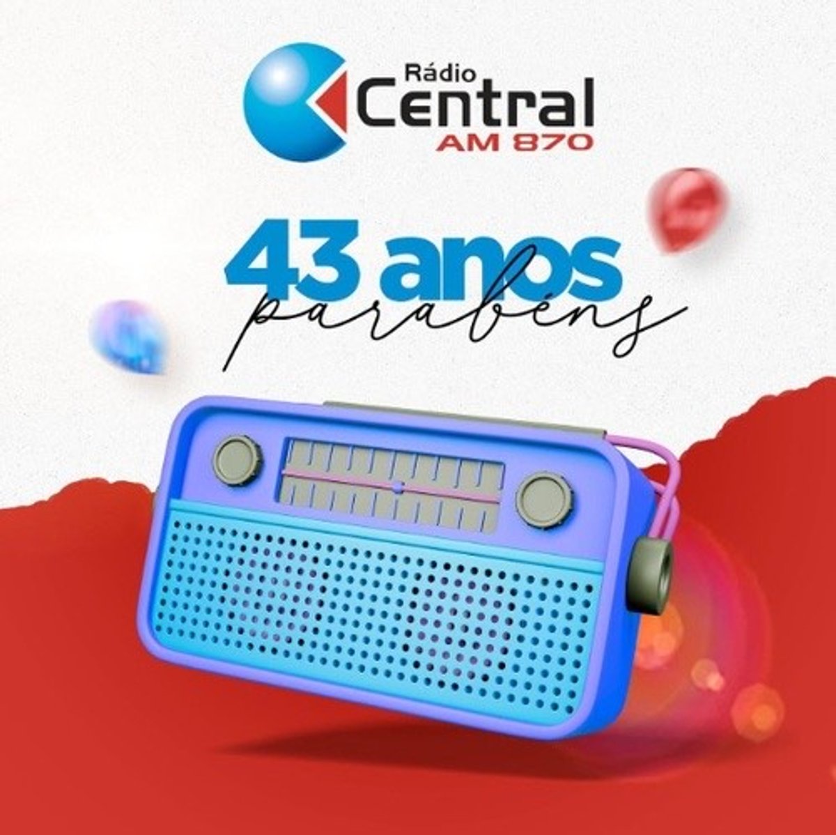 Rádio Central completa 43 anos de operação em Campinas (SP)