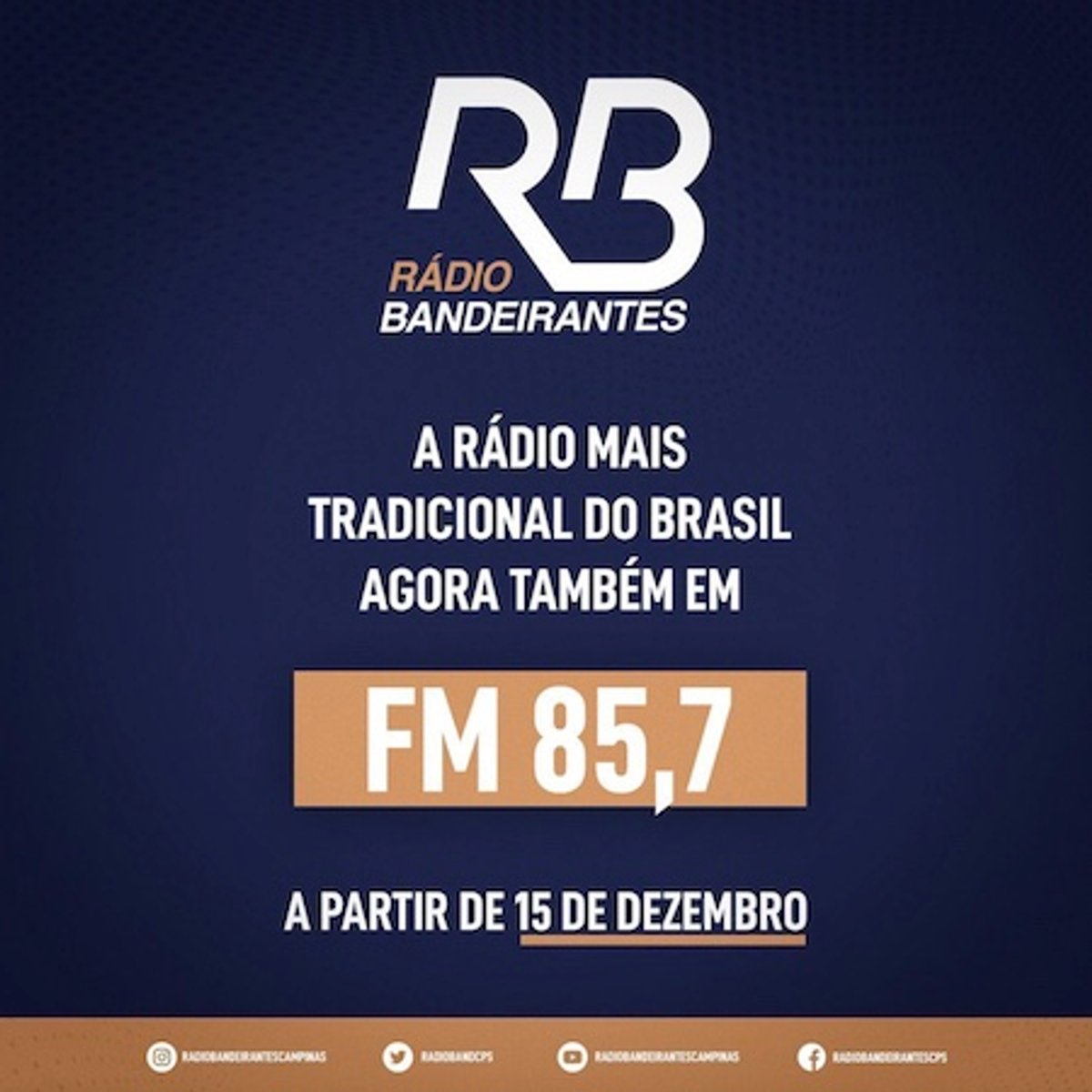 Com Rádio Bandeirantes no ar em FM, dial continua com muitas novidades neste mês de dezembro