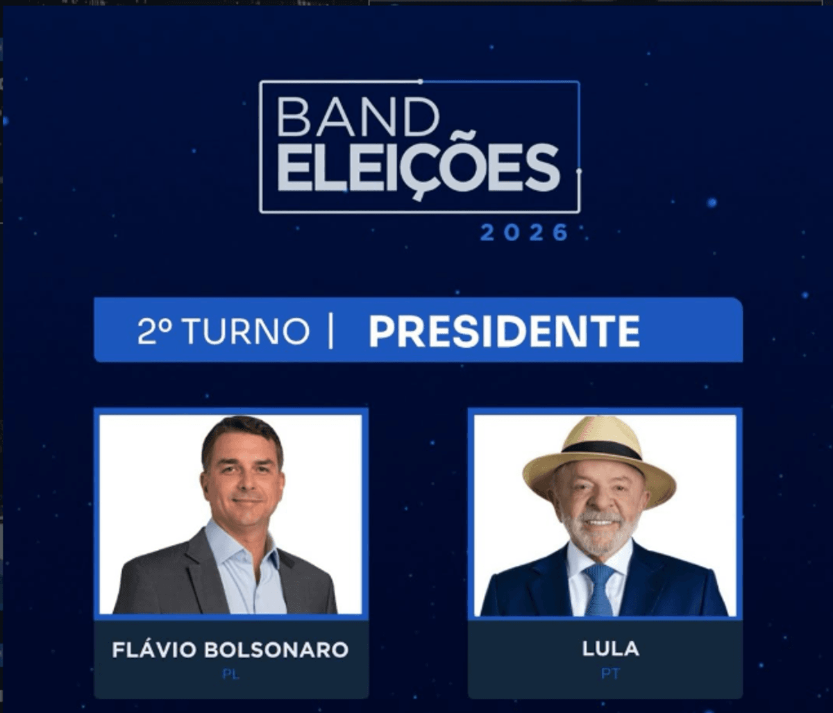 Grupo Bandeirantes agenda primeiro debate do segundo turno entre Lula e Flávio Bolsonaro para domingo (11)