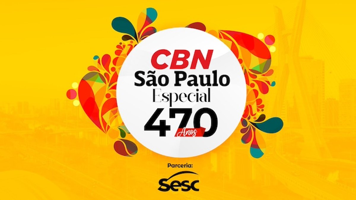 CBN terá programa especial com plateia para comemorar os 470 anos de São Paulo