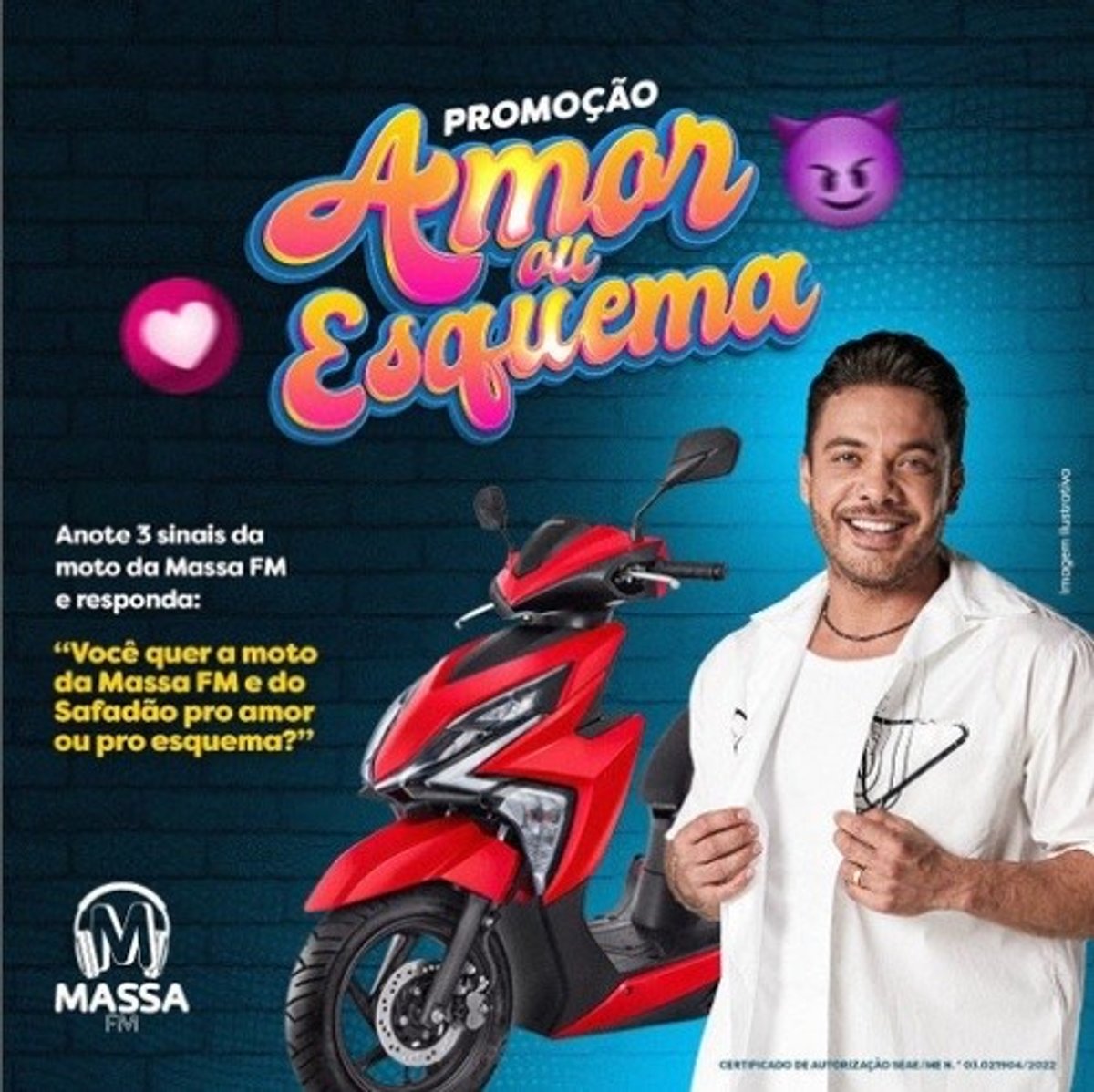 Massa FM de São Paulo promove ação para contemplar audiência com uma motocicleta