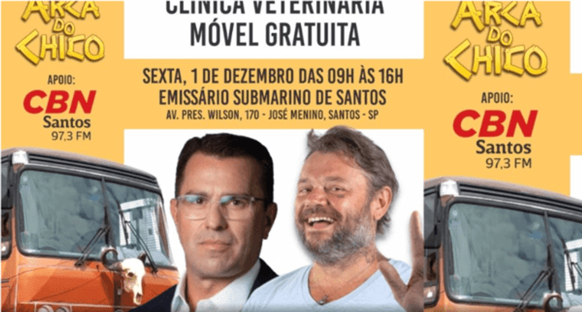 CBN faz transmissão direto do Emissário Submarino de Santos (SP)