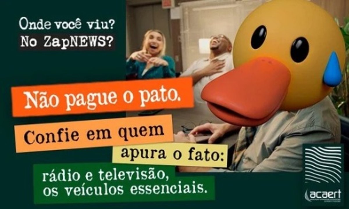 Nova fase da campanha contra fake News é apresentada pela ACAERT