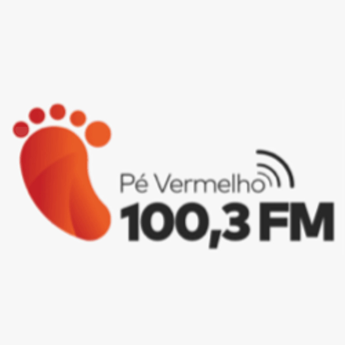 Logo Pé Vermelho FM
