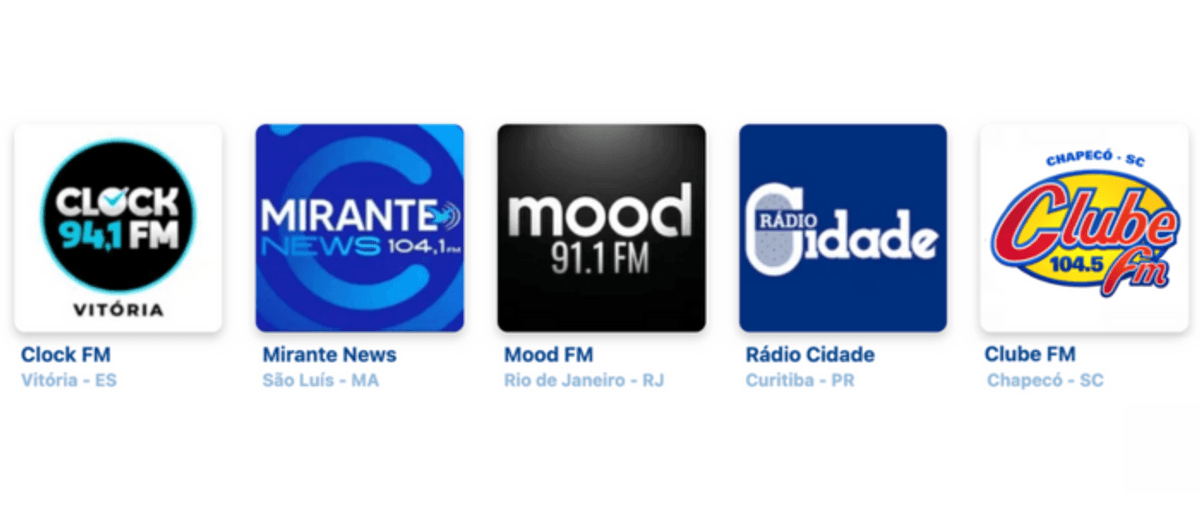 Rádio Cidade surge no FM de Curitiba (PR), Clock FM em Vitória (ES), troca no Rio de Janeiro e Clube FM segue em expansão