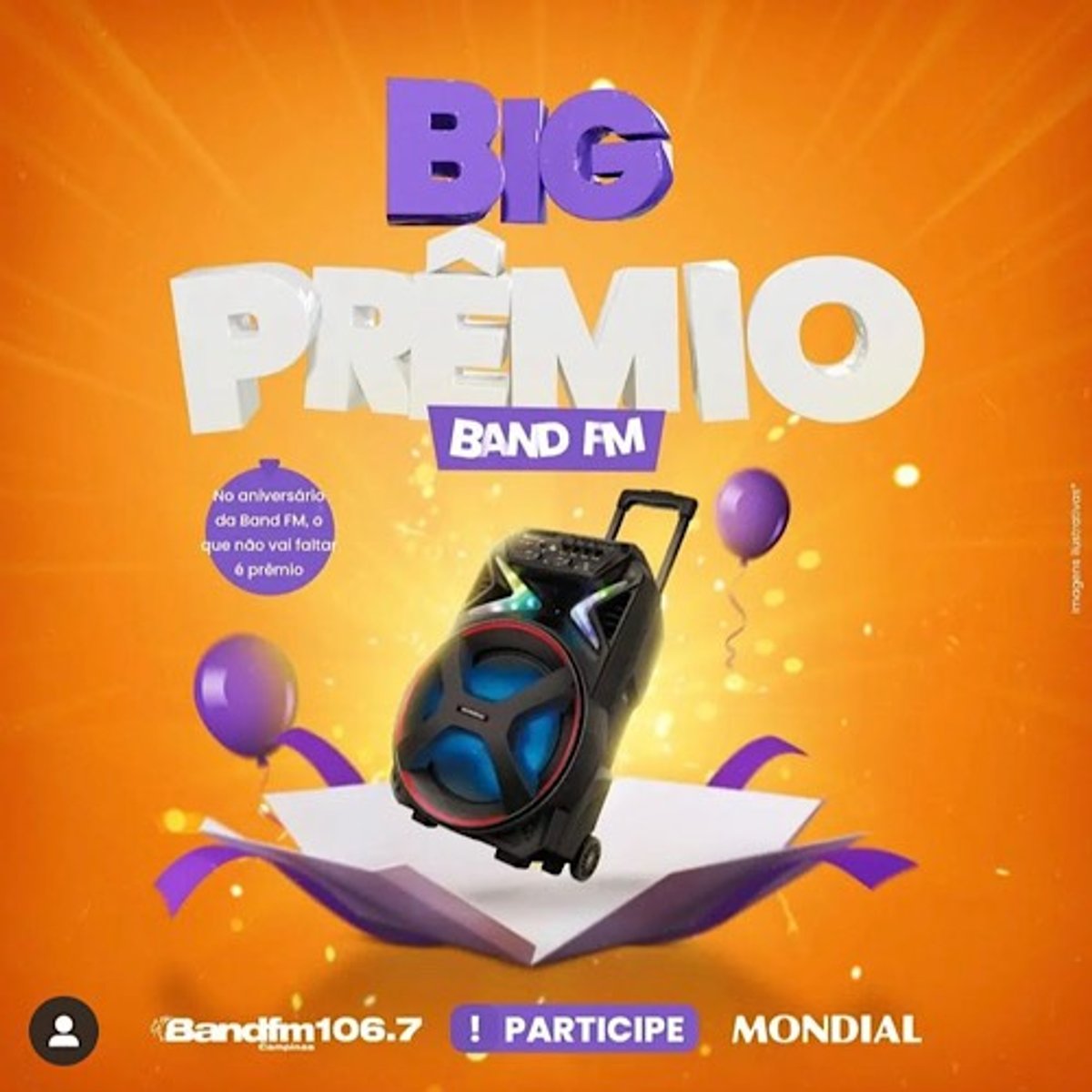 Band FM promove série de ações voltadas às comemorações de seus 9 anos em Campinas