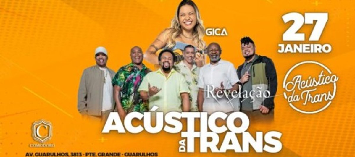 Transcontinental FM realiza Acústico da Trans com Grupo Revelação no dia 27