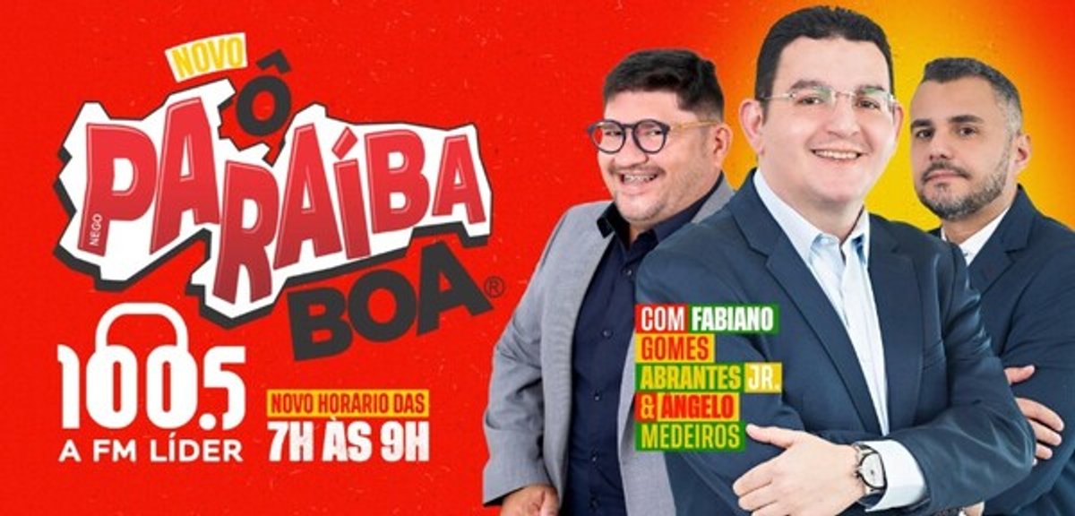“Ô Paraíba Boa” reestreia em novo horário na 100.5 A FM Líder na Grande João Pessoa