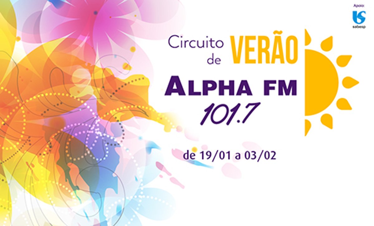 Circuito de Verão da Alpha FM será encerrado neste final de semana em São Paulo