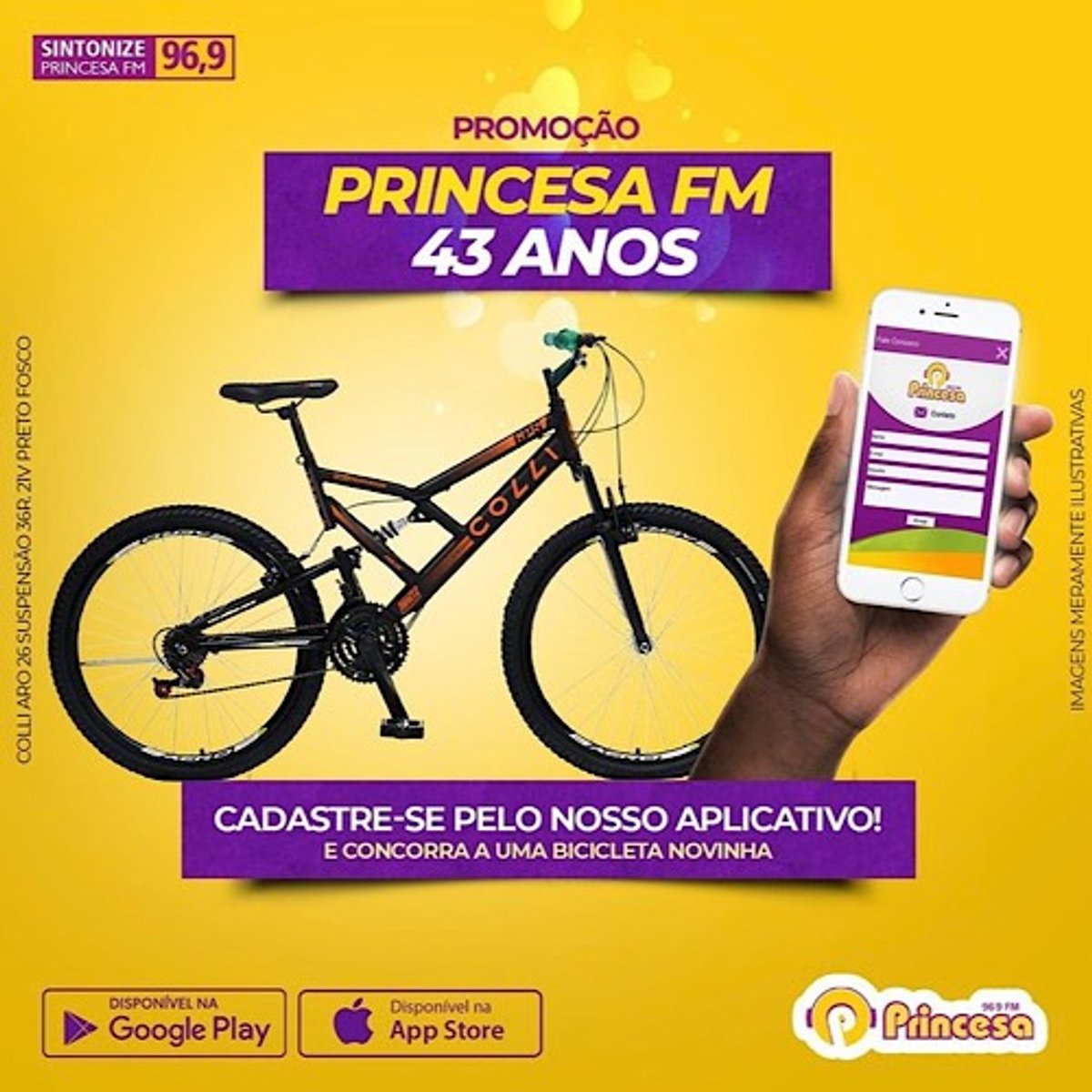 Princesa FM completa 43 anos e promove ação especial voltada às comemorações