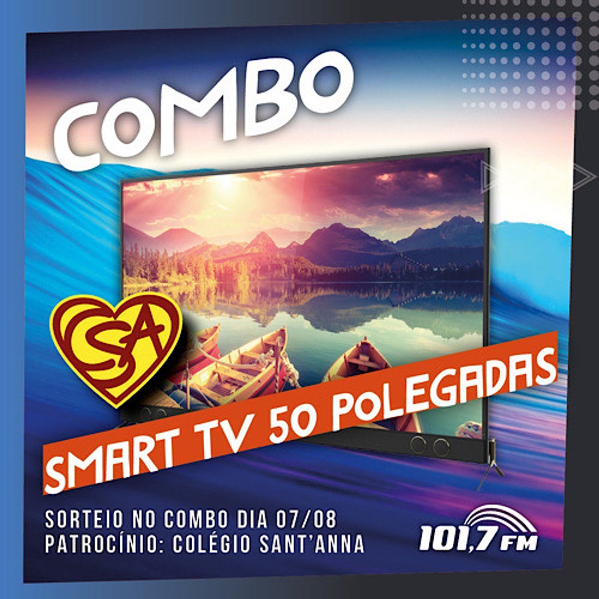 Costa do Sol FM inicia promoção voltada ao Dia dos Pais e sorteia Smart TV de 50 polegadas