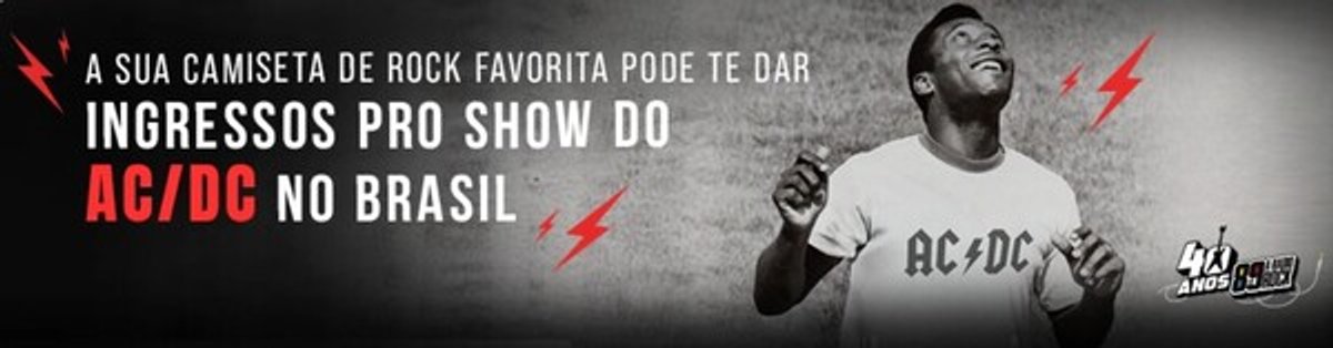 89 FM A Rádio Rock comemora 40 anos com ação "Dia da Camiseta do Rock" em São Paulo