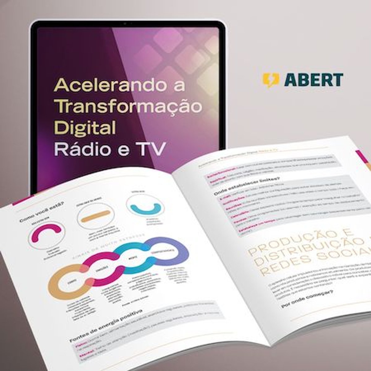 ABERT lança livro digital com sessões do projeto Acelerando a Transformação Digital; Associação parabeniza presidente eleito