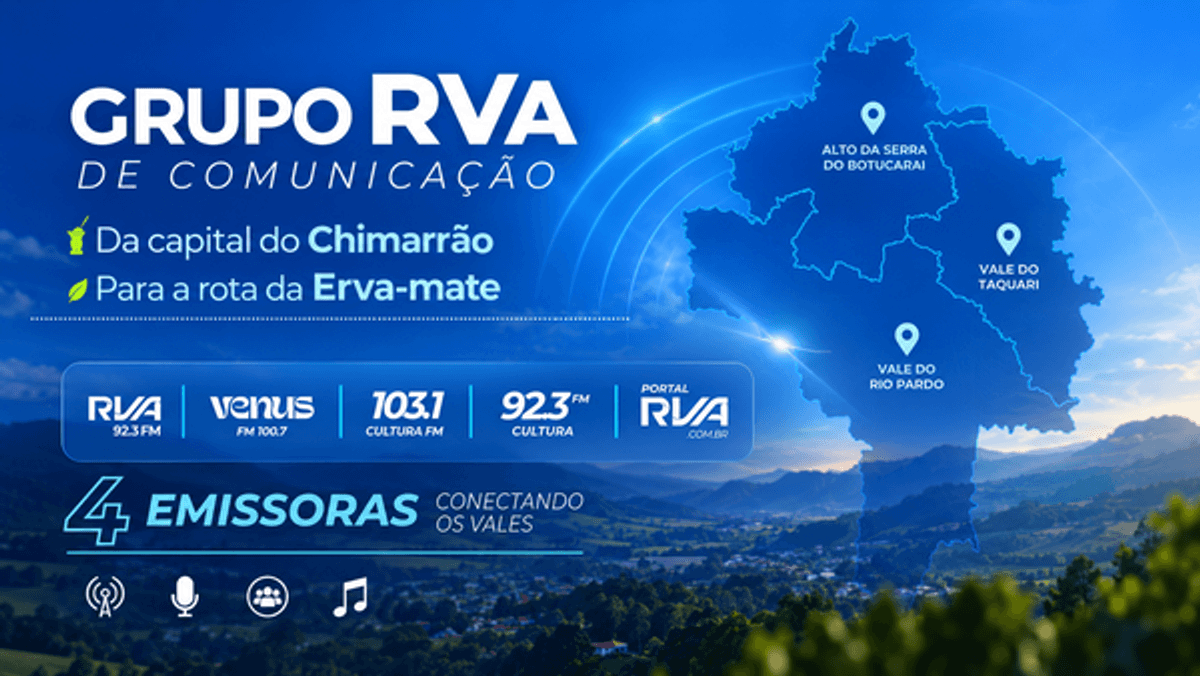 Grupo RVA amplia atuação no Rio Grande do Sul com aquisição de duas rádios em Arvorezinha (RS)