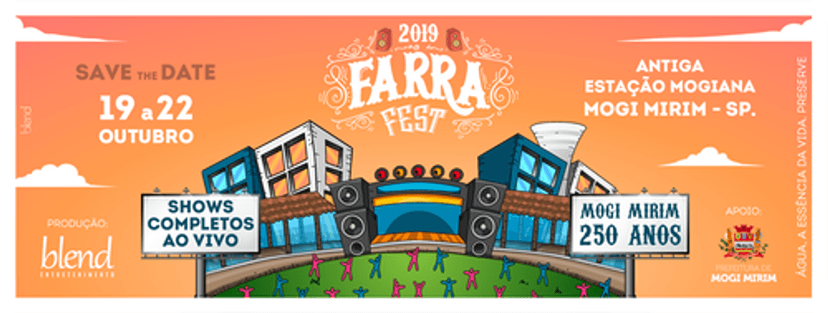 Band FM realiza festival de comemoração de 250 anos de Mogi Mirim. Evento de 4 dias contará com diversas apresentações musicais