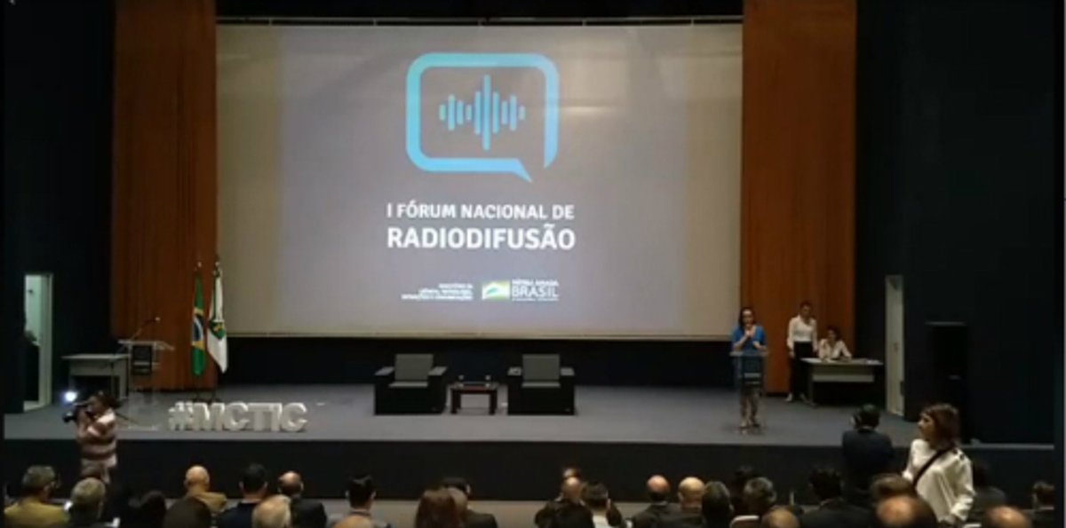 1º Fórum Nacional de Radiodifusão realizado pelo MCTIC tem grande participação de radiodifusores