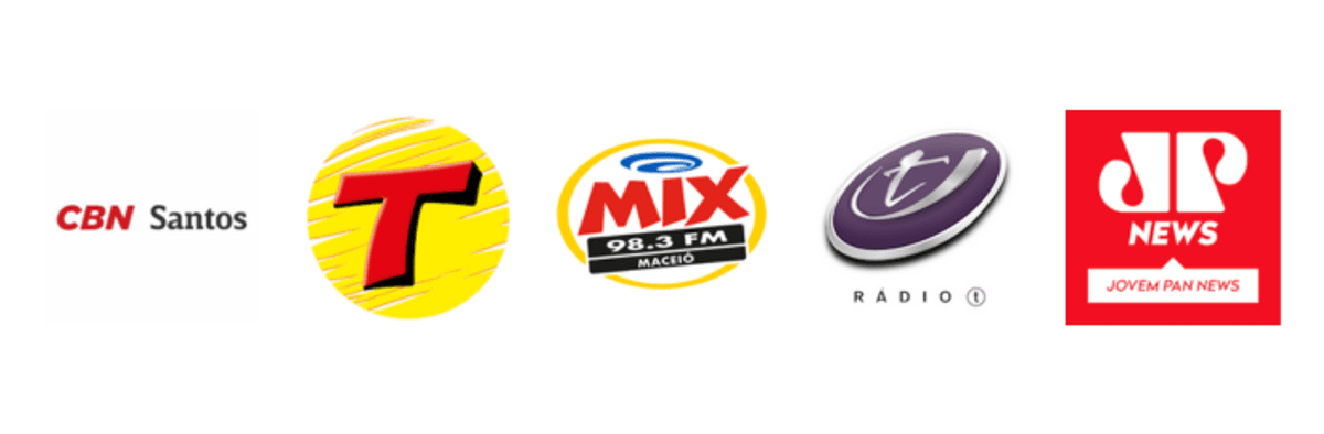 Novidades no rádio brasileiro em abril incluem CBN, Jovem Pan News, Rádio Mix FM, Transamérica e Rádio T