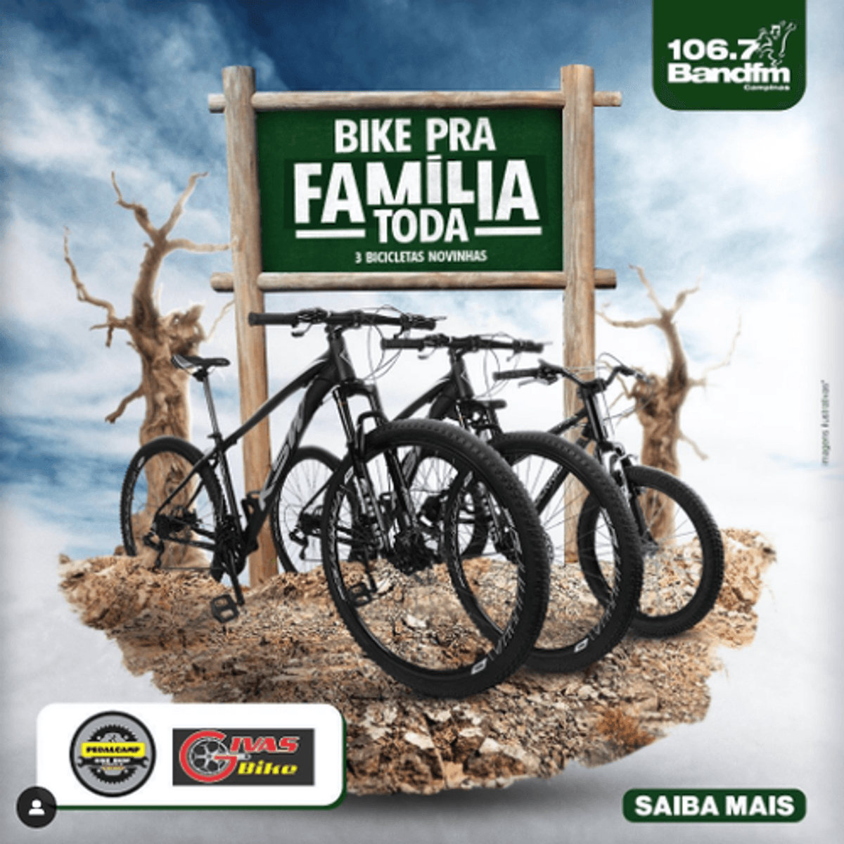 Band FM promove, em Campinas (SP), retorno da Caixa Premiada e elabora ação para sortear bicicletas