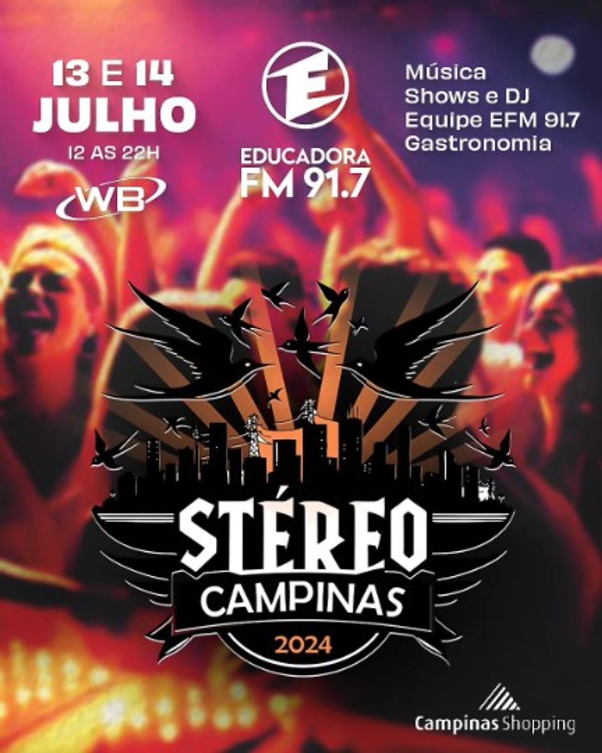 Educadora FM promove o Festival Stéreo no próximo final de semana em Campinas