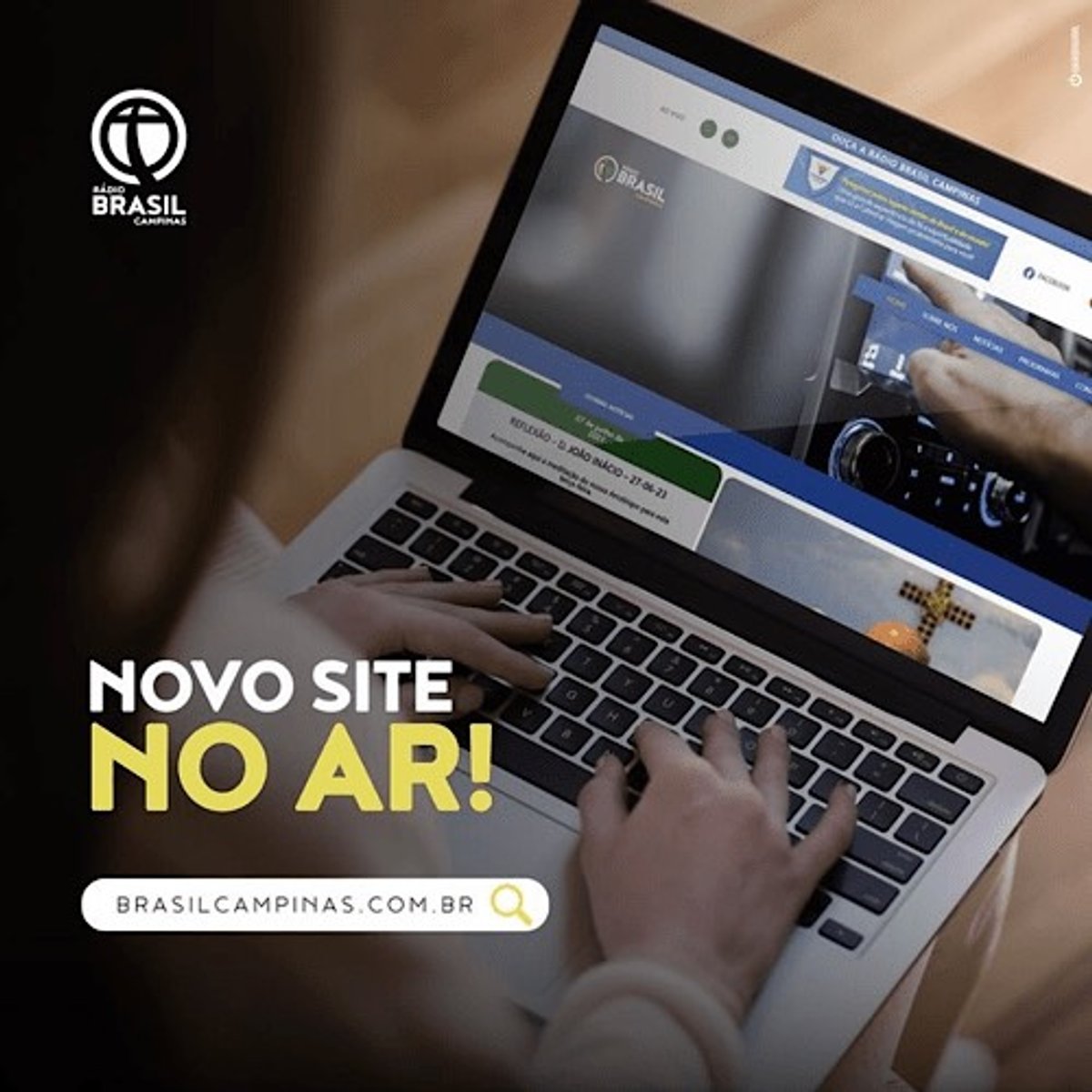 Rádio Brasil de Campinas (SP) anuncia estreia de novo site