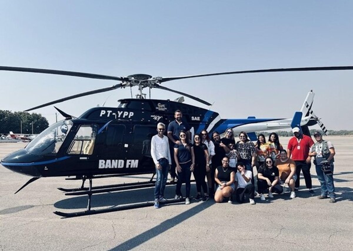 Band FM realiza promoção “Voo Livre da Band” em Cuiabá (MT)