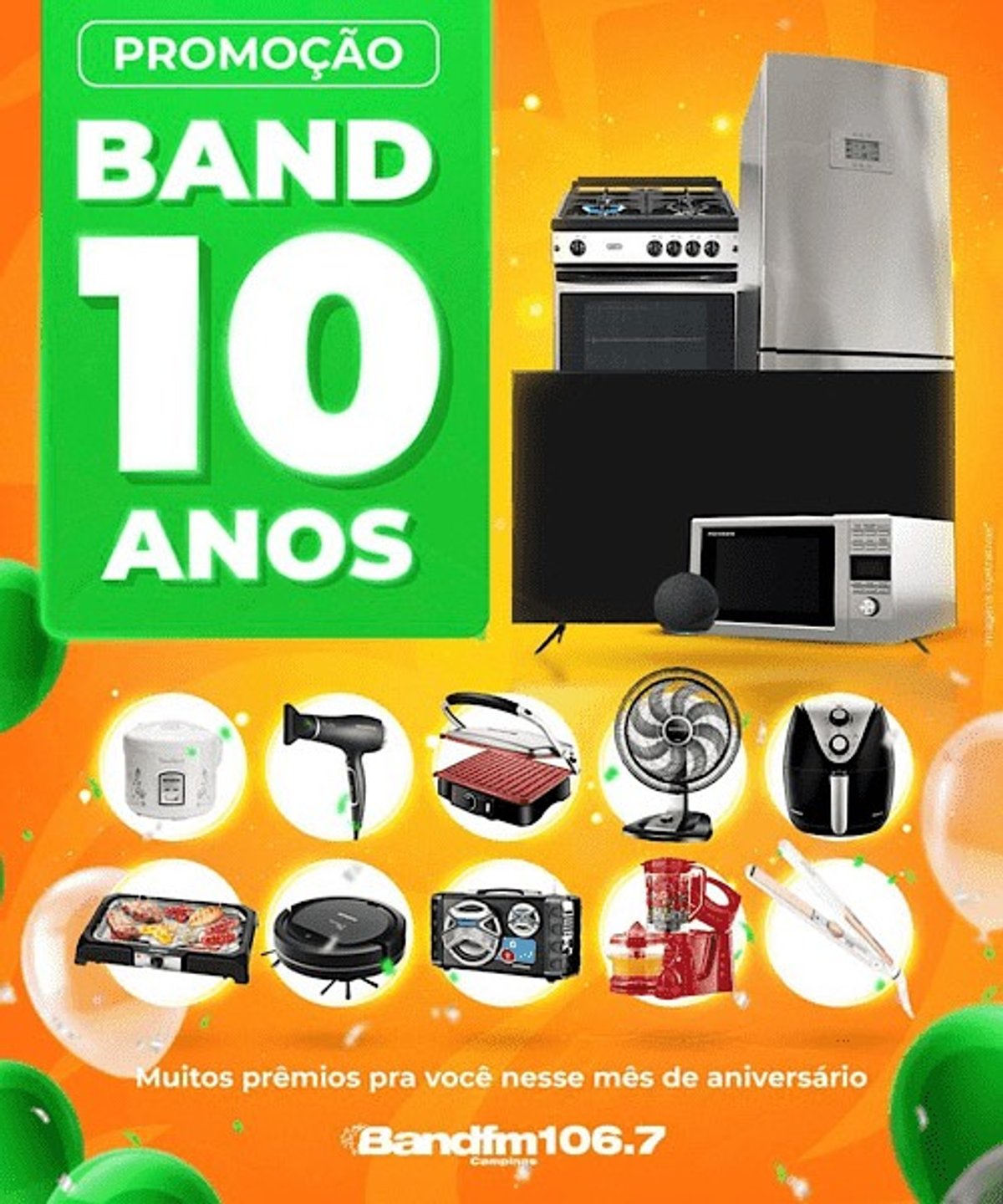 Band FM promove ação voltada às comemorações de seus 10 anos em Campinas
