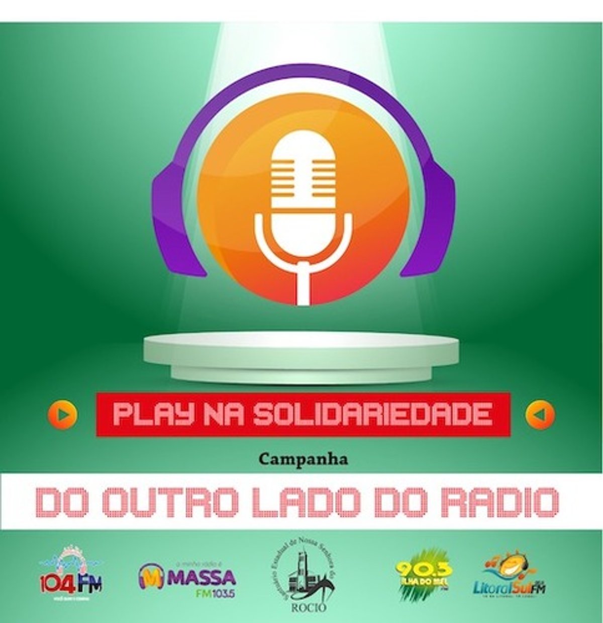 Coronavírus: Emissoras de rádio se unem com campanha em prol de ações sociais no Litoral paranaense