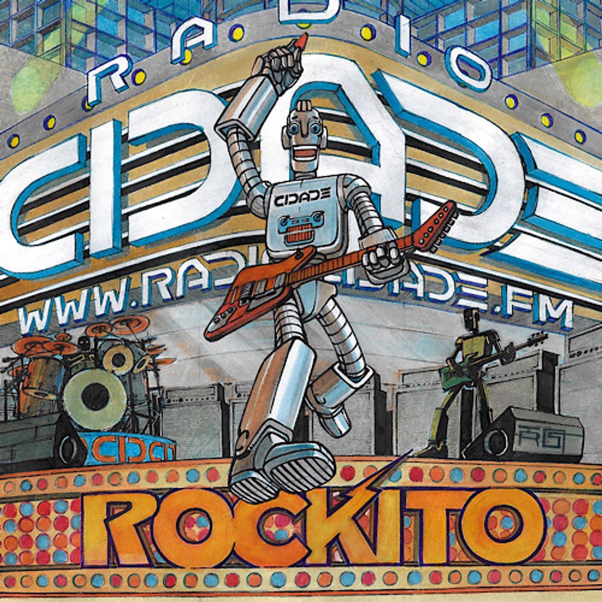 Rádio Cidade terá 24 horas de programação especial em homenagem ao Dia Mundial do Rock e lança Rockito