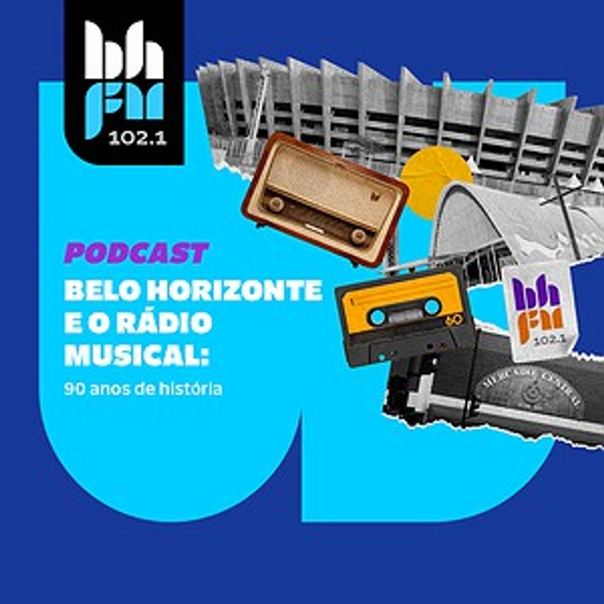 BHFM produz conteúdo em podcast para homenagear os 90 anos do rádio musical em Minas Gerais