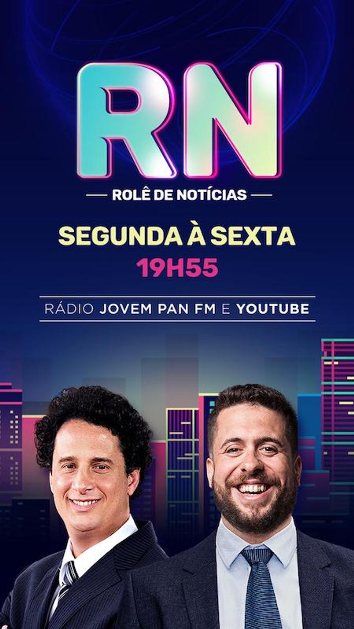 Jovem Pan FM lança Rolê de Notícias no inicio de noite em São Paulo