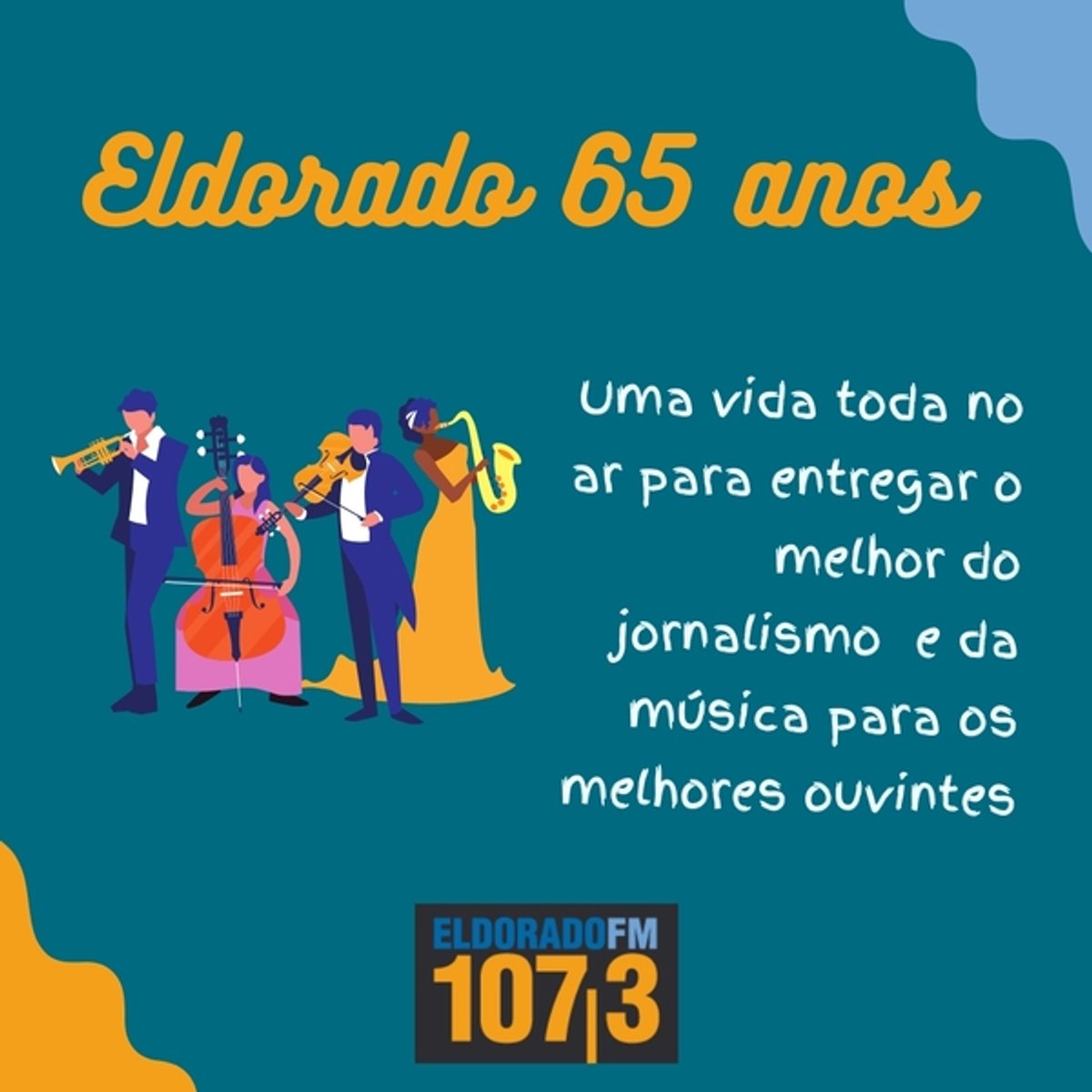 Marca Rádio Eldorado completa 65 anos operando em São Paulo