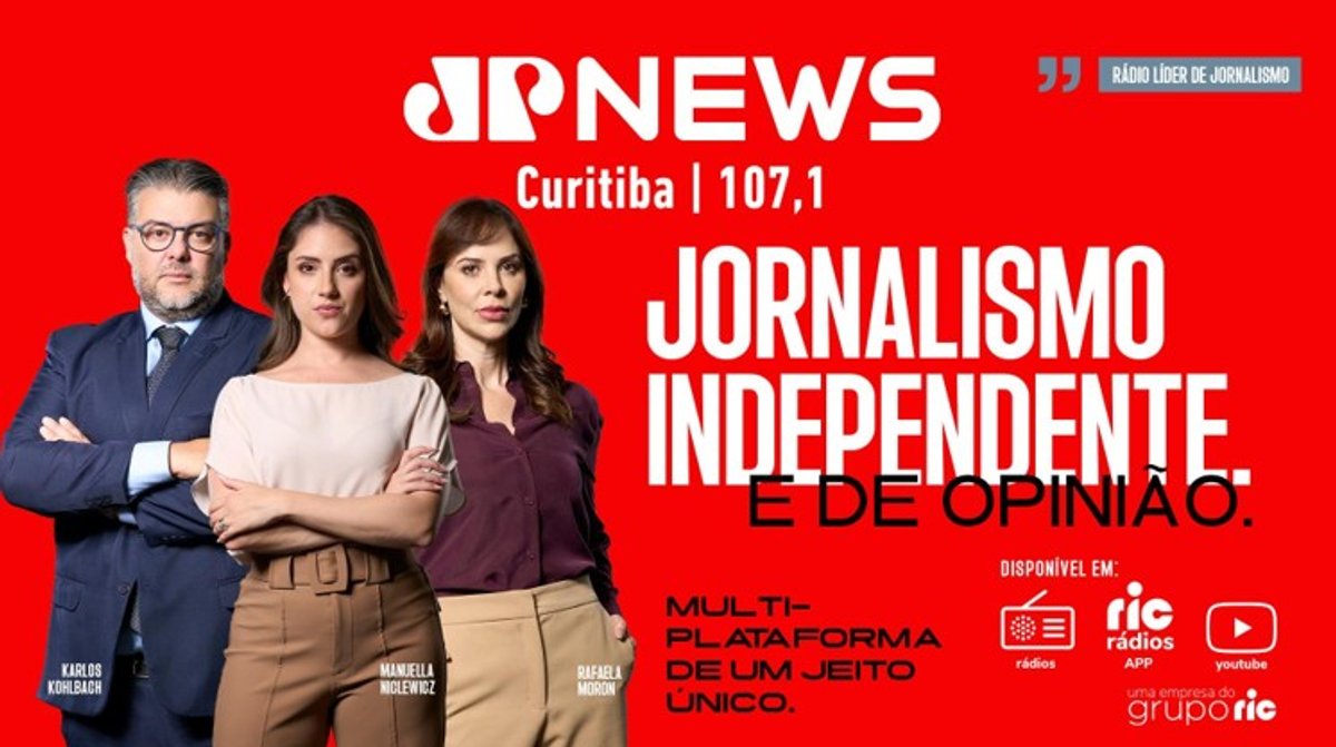 Jovem Pan News amplia cobertura em Curitiba, investe em tecnologia e lança campanha institucional