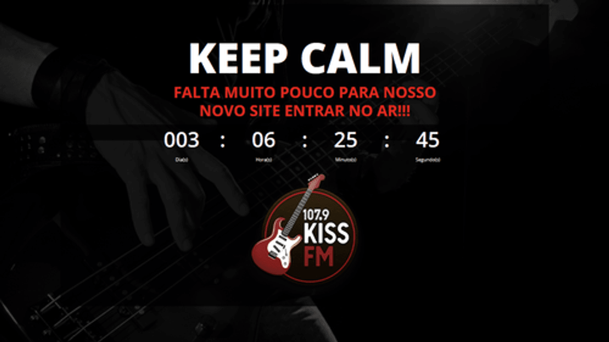 Kiss FM Campinas faz expectativa para estreia de novo site