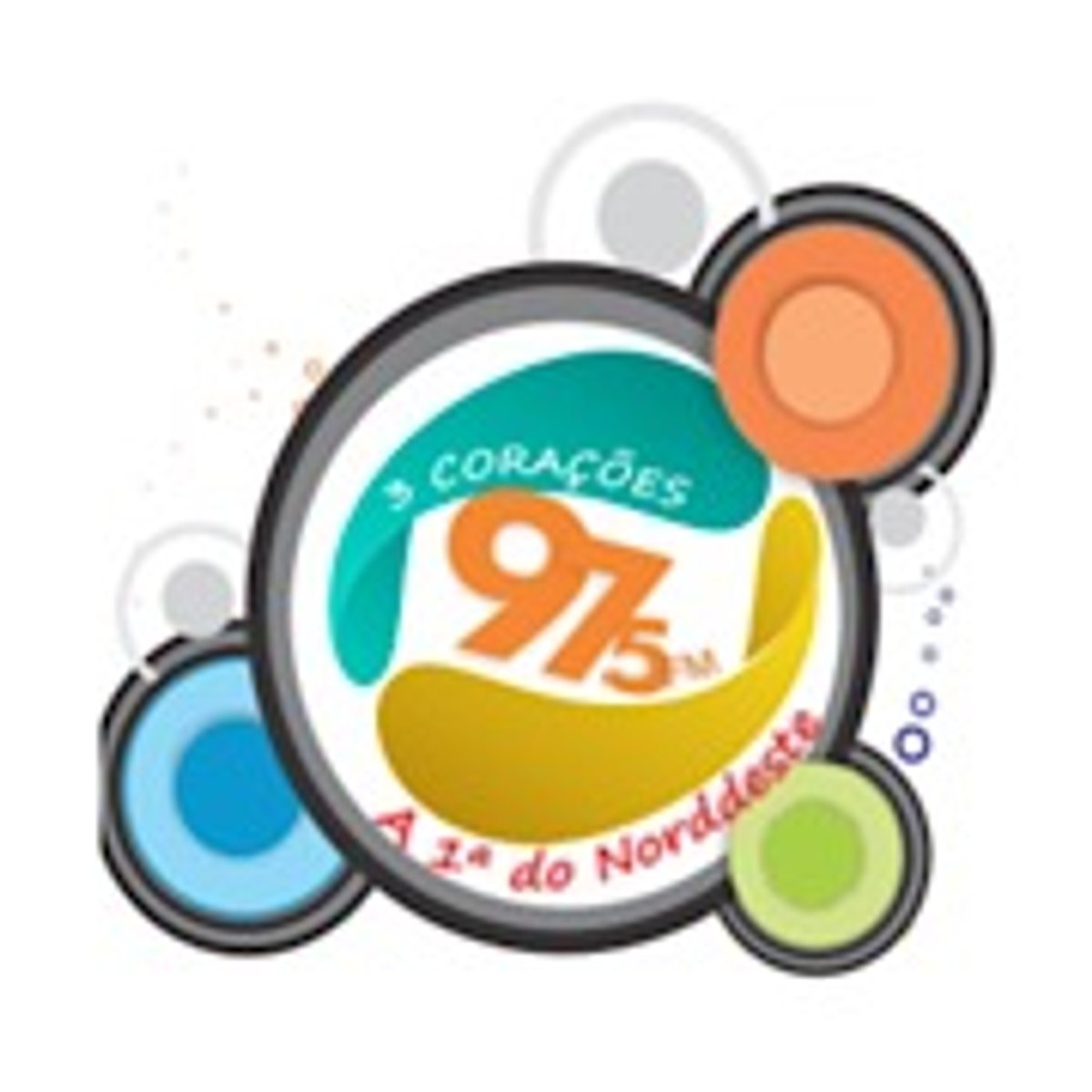 Logo Rádio 3 Corações FM
