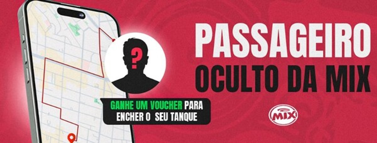 Promoção Passageiro Oculto da Rádio Mix FM vai premiar motoristas de aplicativo e taxistas em São Paulo