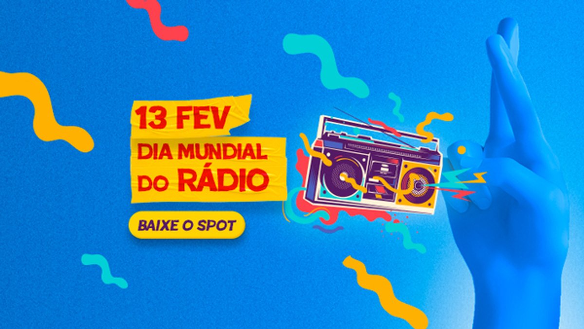 AERP vai distribuir 43 painéis digitais em Curitiba (PR) para comemorar o Dia Mundial do Rádio