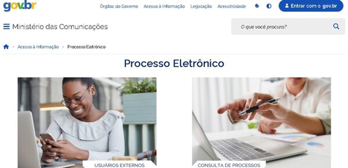 Novo serviço para usuários de processos eletrônicos do Ministério das Comunicações entra em vigor