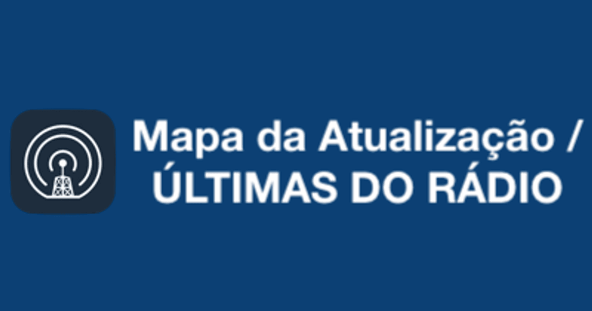Mapa da atualização tudoradio.com | Abril de 2024