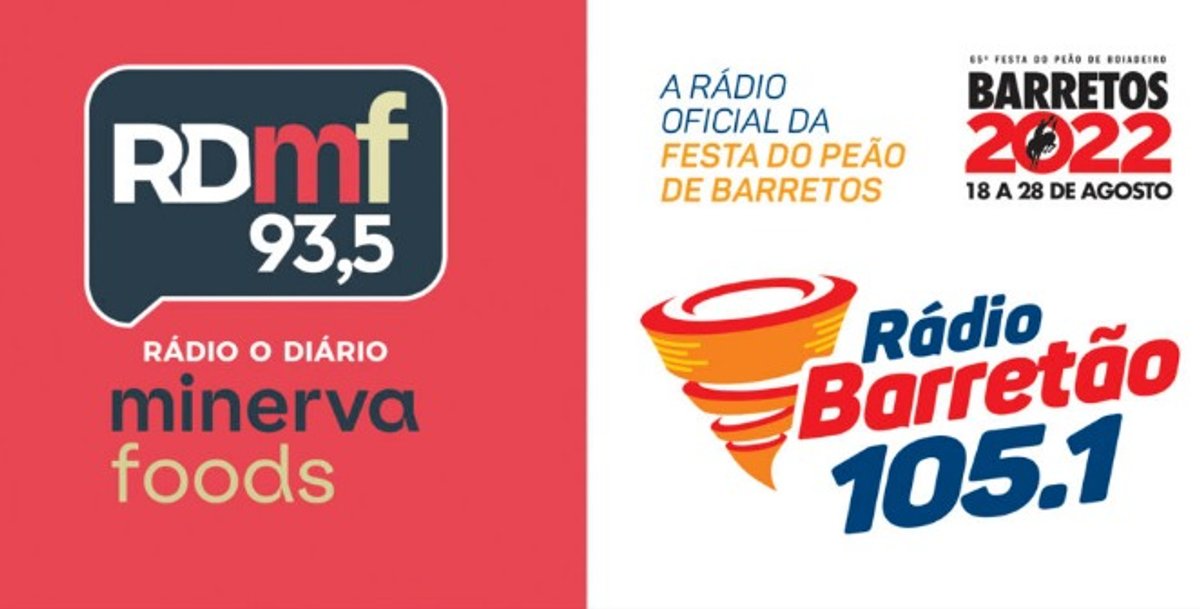 O Diário Minerva Foods e Rádio Barretão surgem para a Festa do Peão de Barretos. Band FM é a rádio oficial