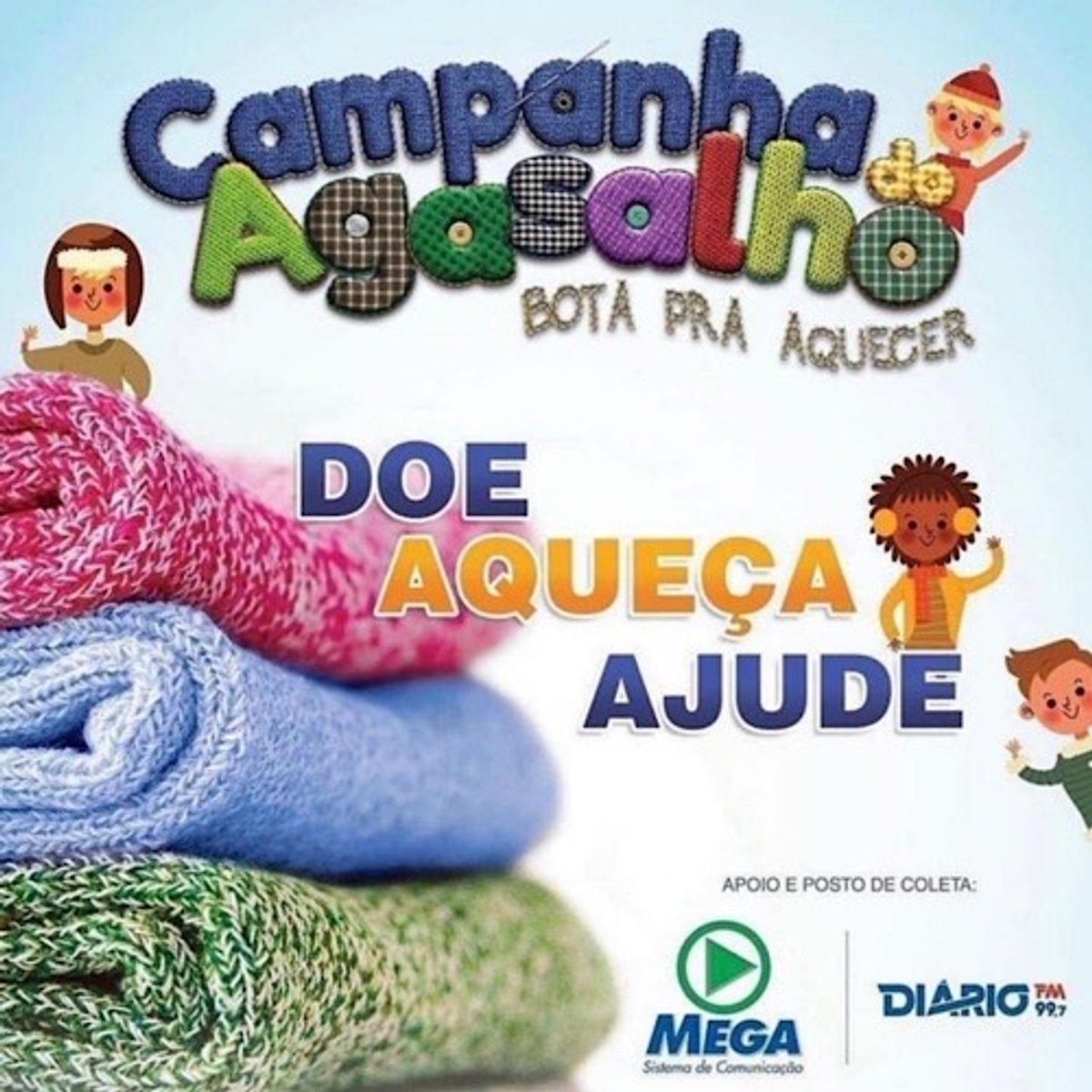 Mega Sistema de Comunicação promove Campanha do Agasalho, em Ribeirão Preto (SP)