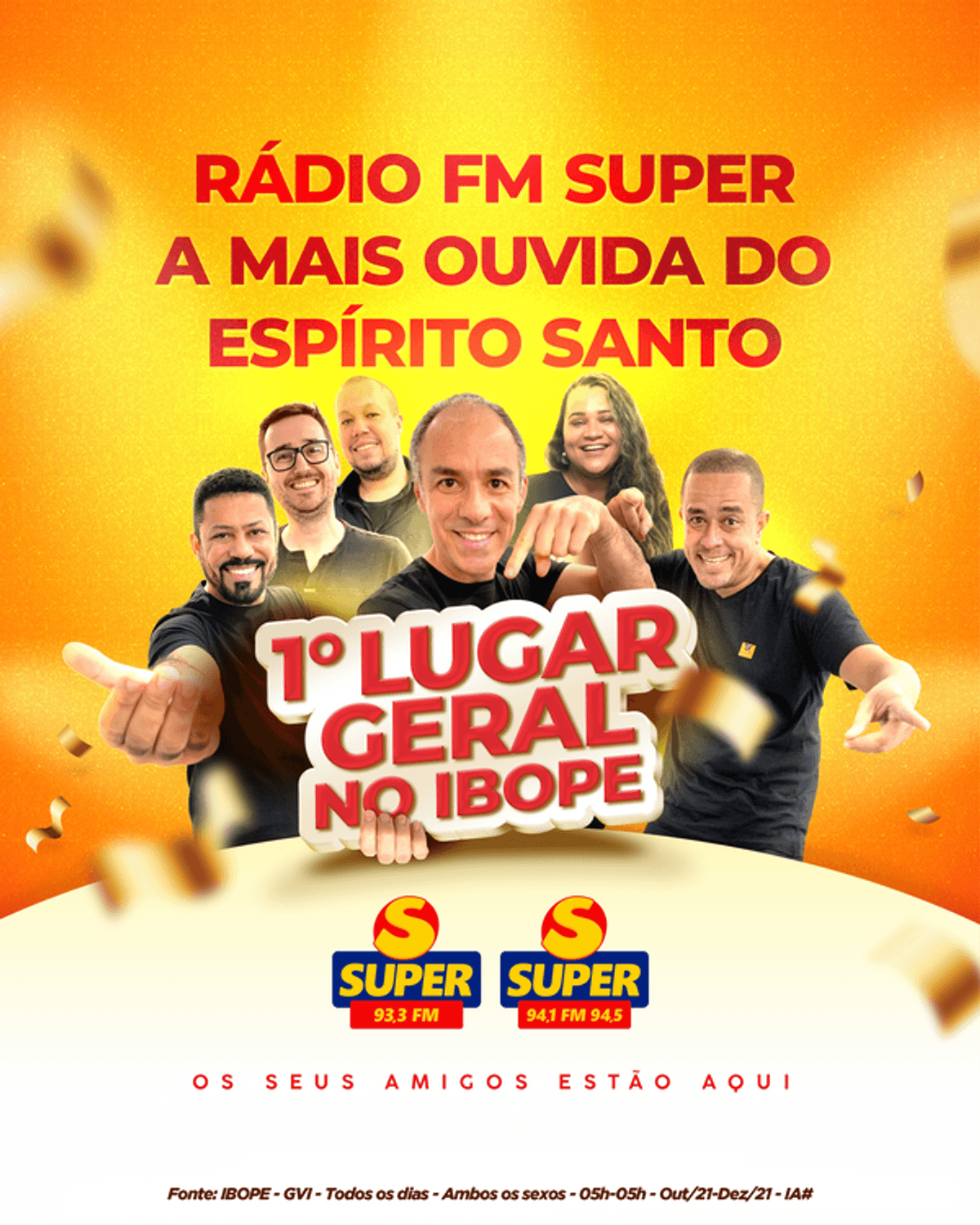 FM Super faz campanha institucional para comemorar 1º lugar no Espírito Santo