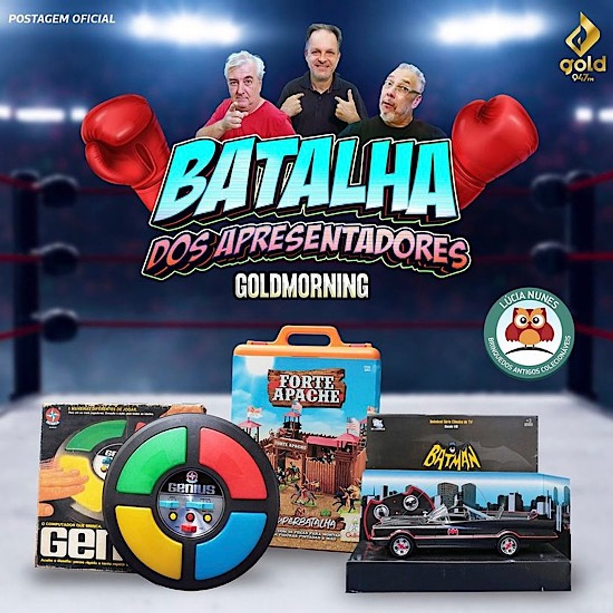 FM Gold promove ação para escolha de melhor apresentador de programa matinal