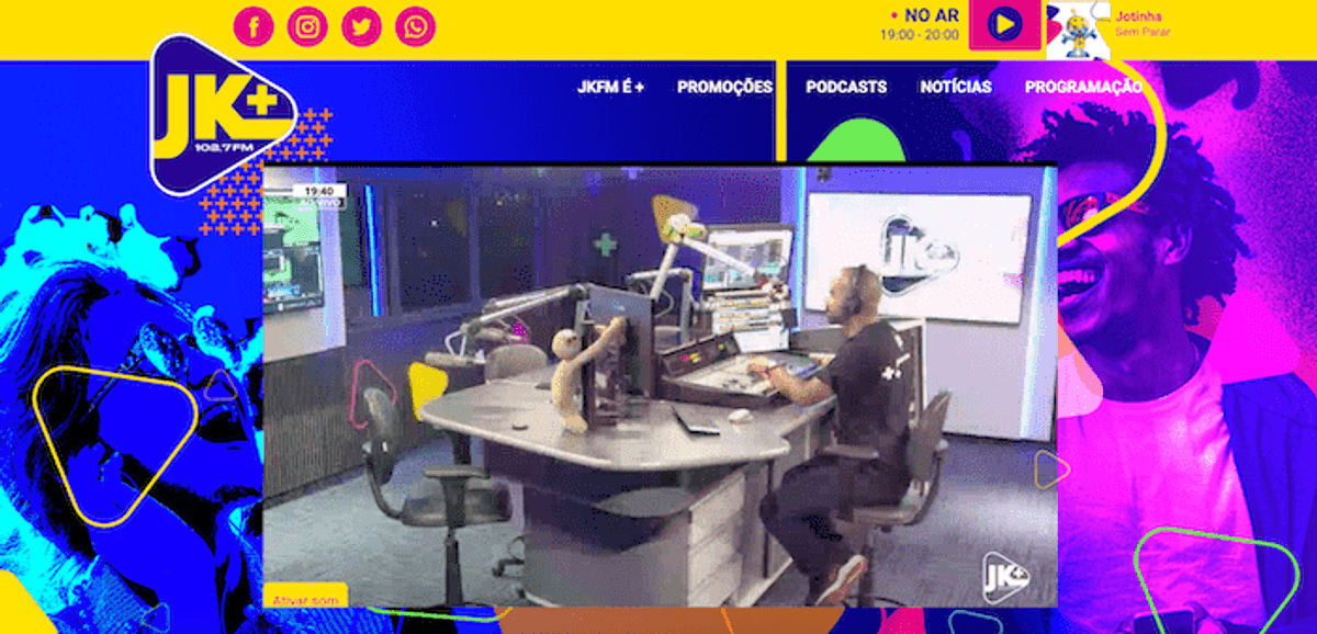 JK FM lança projeto JK + para transmissão multiplataforma de seu conteúdo