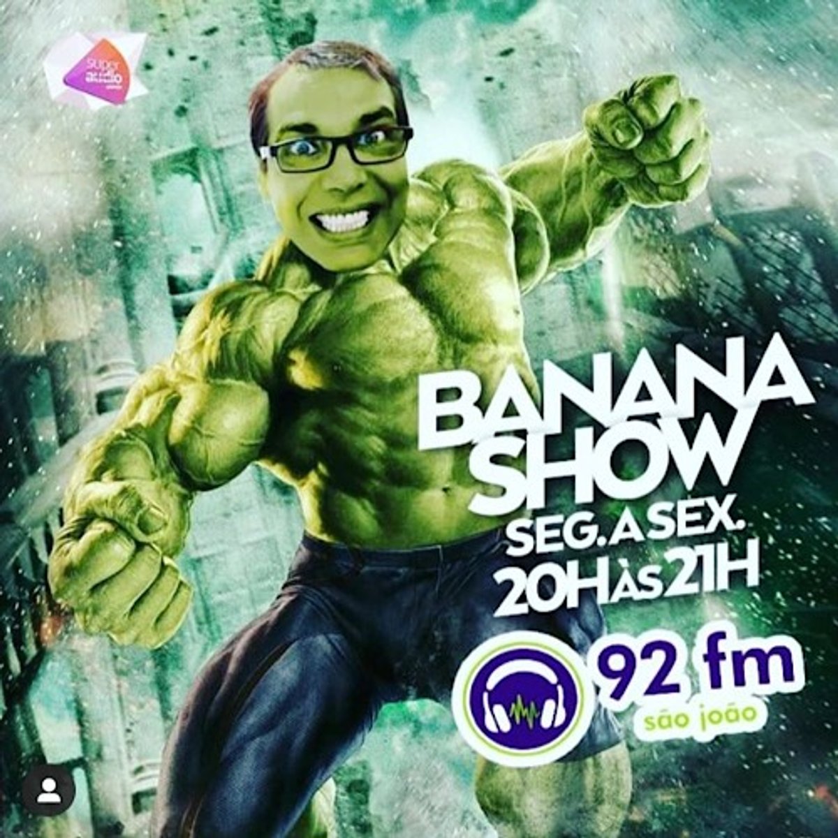 92 FM investe em sua grade passa a contar com o programa Banana Show no Leste Paulista