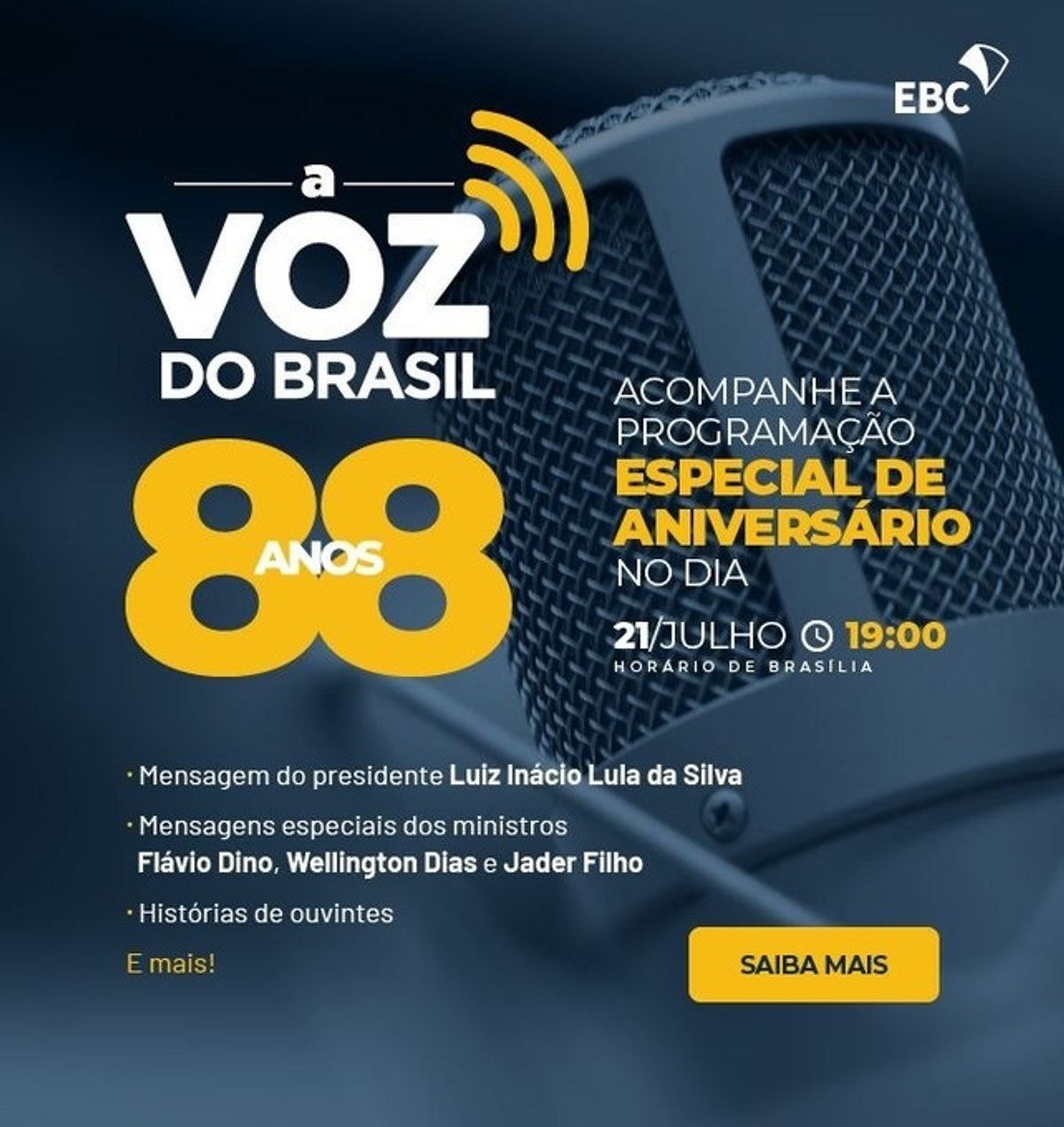 Programa A Voz do Brasil completa 88 anos como o mais antigo veiculado no rádio